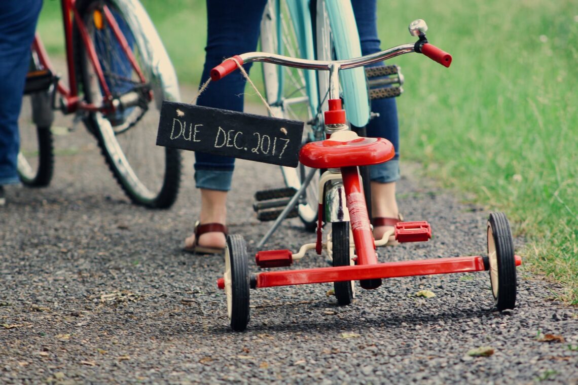 toddler s red tricycle